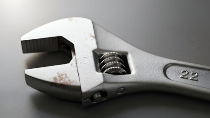 Adjustable Wrench Isolated | Mechanical Tool