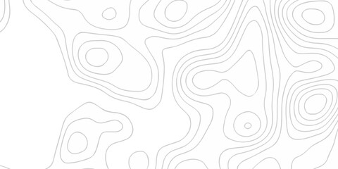 Topographic map patterns, topography line map. Contour map texture backdrop digital print texture terrain lines and strokes. Panorama view swirls black wave curve lines banner background design. © Alibuss