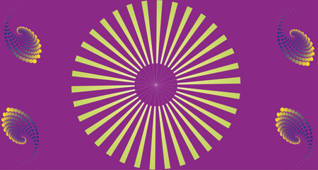 abstract background with flowers