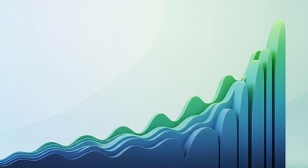 Quarterly Revenue Growth Abstract Business Background