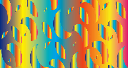 abstract background with colorful stripes