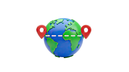 Global Travel and Location Markers