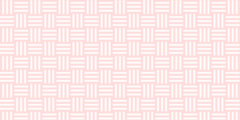 abstract pink square overlap ornament textile fabric transparent maze and line mosaic tile texture retro ornament vector background