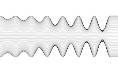 Black lowing Line Wave Abstract Design background