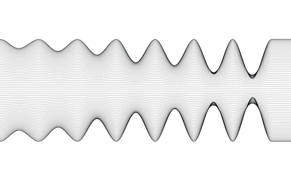 Black lowing Line Wave Abstract Design background