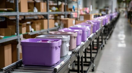 Efficient Autonomous Product Sorting and Labeling in Warehouse Environment with Softbox Lighting and Leading Lines Perspective