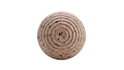 Concentric Sphere with Speckled Texture