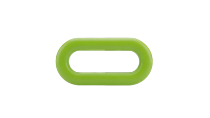 Green Oval Link Object