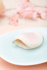 花びら餅, 正月, 和菓子, 縁起のいい, 紅白, ごぼう, 健康長寿, ピンク, 紅白, 新春, 食べ物, おいしい, アップ, 餅菓子, かわいい, お祝い, 祝い菓子, 平安時代, 味噌餡, 無病息災, 祈願