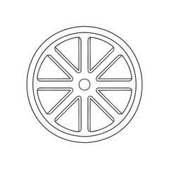 Obraz premium Loading Spinner Outline Icon for UI and System Status