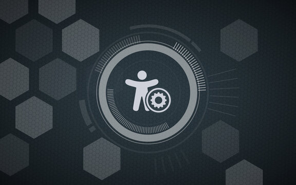 User Profile Accessibility Inclusive Design Settings Header with ADA Compliance WCAG Regulations Identity Management Human Rights Digital Diversity Interface Community Membership