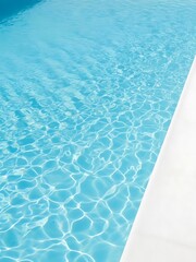 Sparkling water reflections create a tranquil atmosphere by the pool