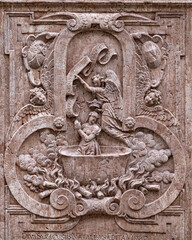 Commemorative bas-relief