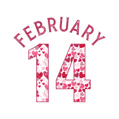 February 14 new style valentine 2026 graphic