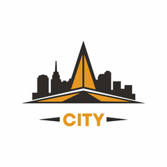 city skyline vector