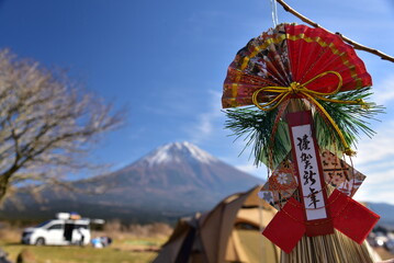 富士山とキャンプ