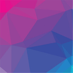 Multicolor abstract geometric pattern. Low poly design. Vector illustration
