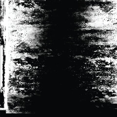 Black and white grungy abstract background. Grungy frame. Vector illustration
