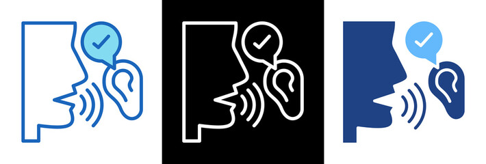 Active Listening triplestyle icon