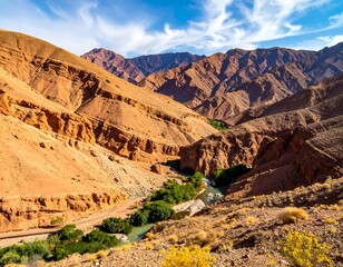 Todra Gorge - A Stunning Landscape in the High Atlas Mountains.