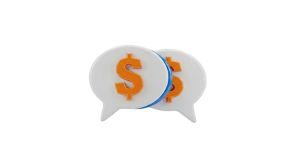 Dollar Sign Speech Bubbles