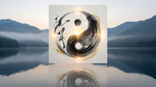 The Tai Chi or Yin-Yang symbol used in Feng Shui to represent perfect balance, harmony, and the cyclical nature of all things.