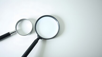 Analyze carefully with magnifying glasses for business strategy and market research