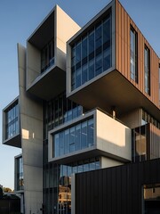 Unique Architecture Showcasing Bold Geometric Shapes And Dynamic Formations