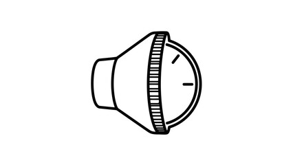 Obraz premium Camera lens aperture control dial