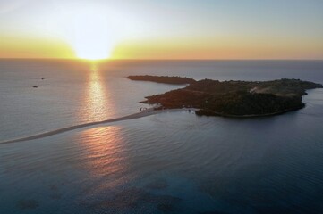 Nosy Iranja off Madagascar is a paradise archipelago of two islets -Iranja Be and Iranja Kely - sunset