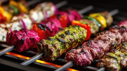 savoring a variety of international street foods at a vibrant festival