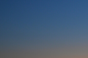 Obraz premium Blue Gradient Sky at Dusk