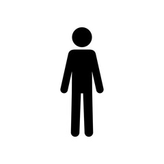 直立している人のアイコン