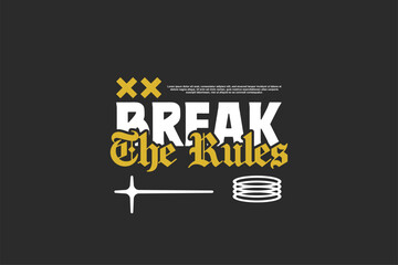 streetwear urban fashion template for printing