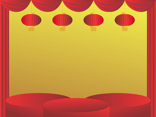 Chinese New Year background icon 