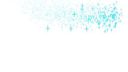 Blue Starlight Particles Flow on Transparent Background &ndash; Ultra High Resolution