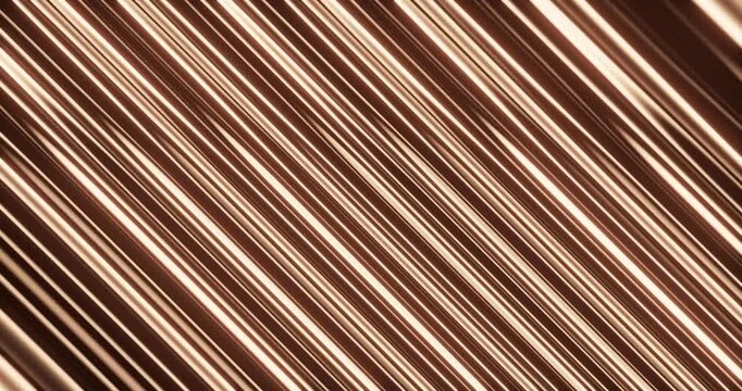 Abstract golden light streaks moving diagonally across the screen