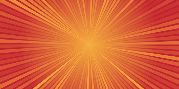 abstract background  red speed lines in bright pop art style. Bold red, yellow and orange streaks radiating from center, creating exciting superhero action look.
