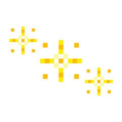 Pixel Sparkles Icon