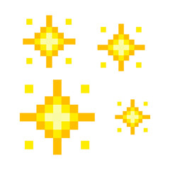 Pixel Sparkles Icon