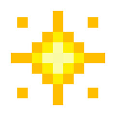 Pixel Sparkles Icon