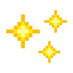 Pixel Sparkles Icon