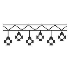 Stage Spotlight Lights Icon