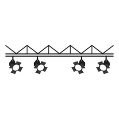 Stage Spotlight Lights Icon