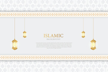 Islamic theme background design for promotion or Ramadan celebration