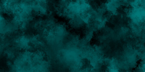 Obraz premium abstract cloud and vapor texture background. Black and blue smoke aquarelle smudge illustration smooth grungy smokey light pastel colors ink glow. Teal color powder explosion . 