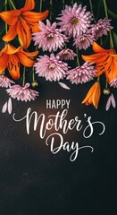 Beautiful Lilies and Chrysanthemums for Mother's Day