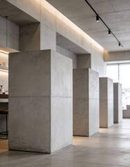 Minimal Concrete Texture Background with Soft Ambient Lighting, Neutral Tones for Clean Modern Commercial Use, Professional Branding, Digital Design, and Contemporary Visuals