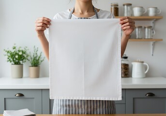 Soft Linen, Bright Kitchen: A Blank Canvas