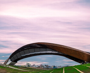 Nakhonsawan, Thailand The new landmark in Paknumpho called as Pasan, the headwater of Chao Phraya river